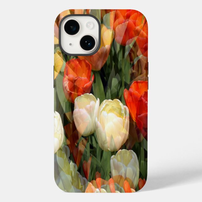Funda De Case-Mate Para iPhone Jardín de verano........ (Reverso )