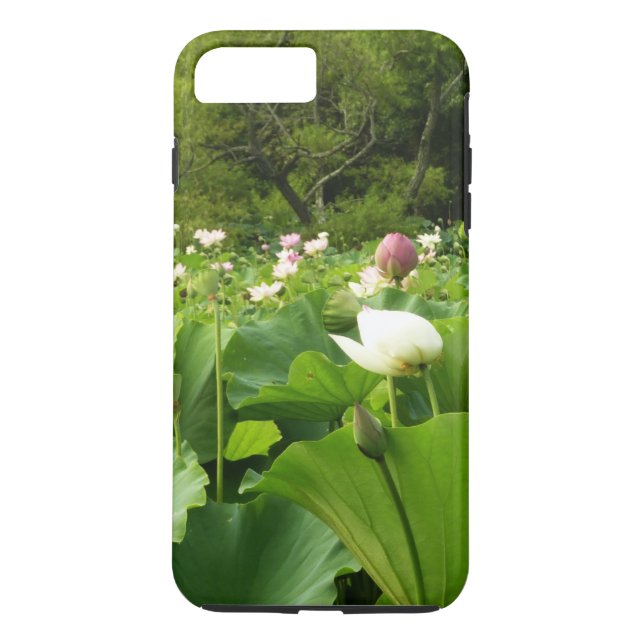Funda De Case-Mate Para iPhone Jardín de verano de Lotus Flowers (Reverso)