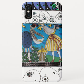 FUNDA PARA iPhone XS MAX JARDÍN DE VERANO Y HINCHAS/DISEÑADOR DE COSTUMBRES