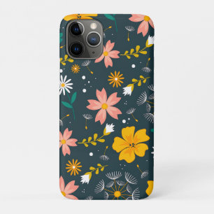 Funda Para iPhone 11 Pro Jardín floral de la Marina patrón caprichoso de pr