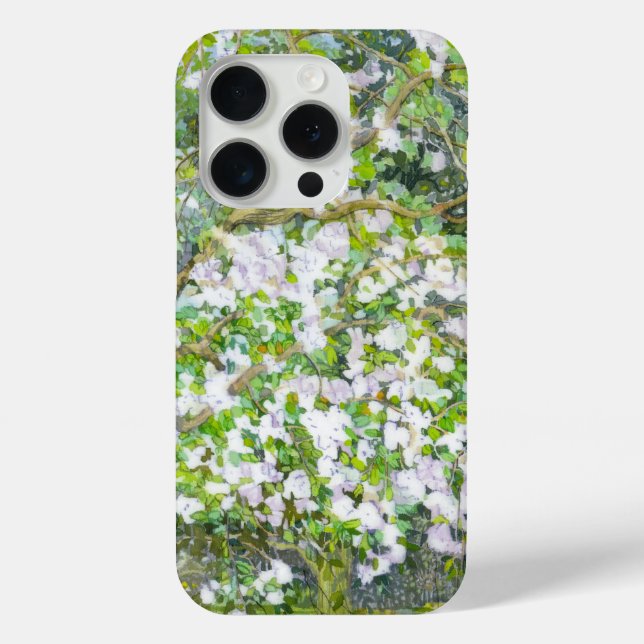 Funda De Case-Mate Para iPhone Jardín floreciente (Reverso )