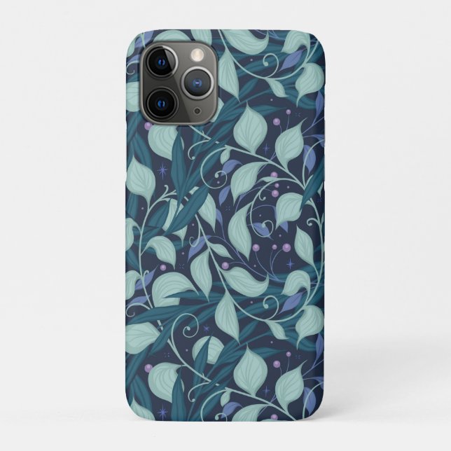 Funda De Case-Mate Para iPhone Jardín nocturno (Reverso)