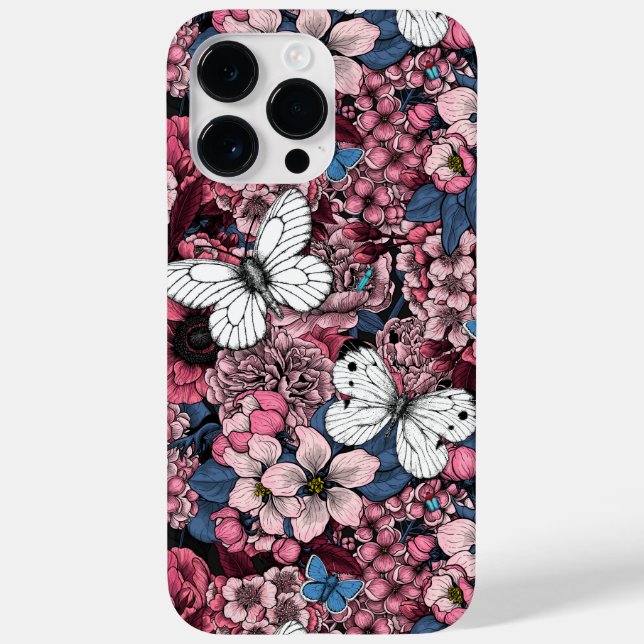 Funda De Case-Mate Para iPhone Jardín primavera (Reverso)