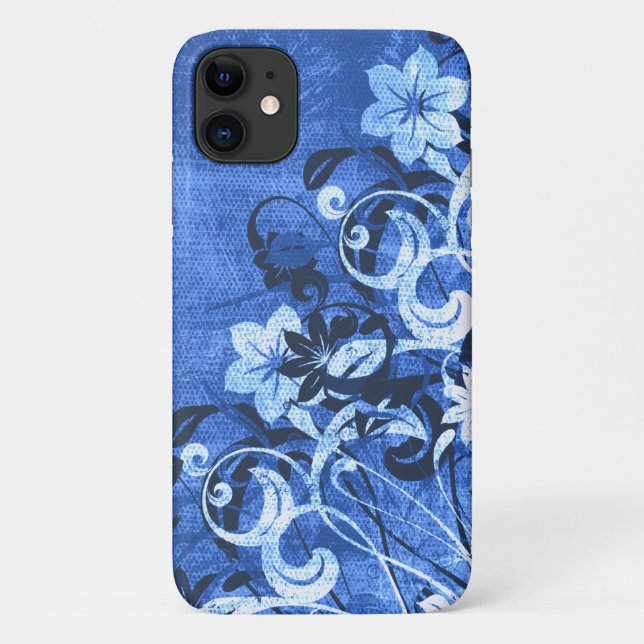 Funda De Case-Mate Para iPhone Jardín urbano (azul) (Reverso)