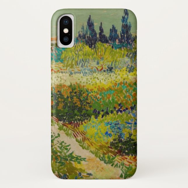 Funda De Case-Mate Para iPhone Jardín Vincent Van Gogh en Arles (Reverso)