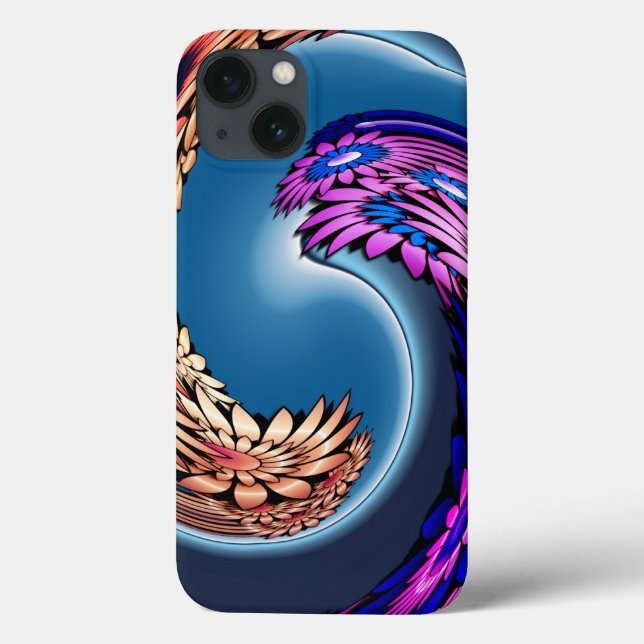 Funda De Case-Mate Para iPhone Jardín Vortex (Reverso)