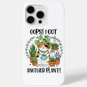 Funda Para iPhone 15 Pro Max Jardinería Plantar Gato Ups Me Salió Otra Planta