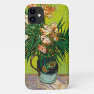 Funda Para iPhone 11 Jarrón Vincent Van Gogh con adelfas y libros