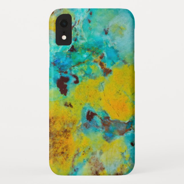 Funda De Case-Mate Para iPhone Jasper Crisocola Azul (Reverso)
