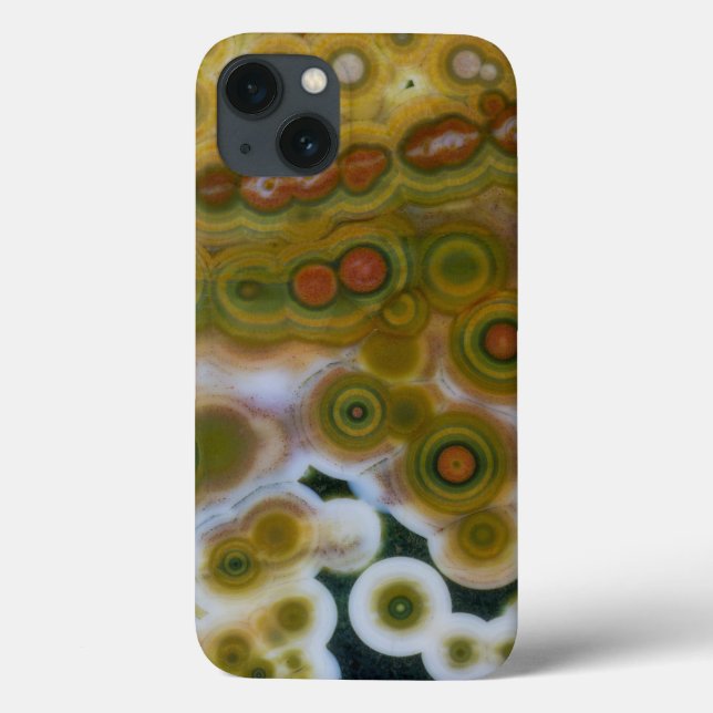Funda De Case-Mate Para iPhone Jasper oceánico amarillo (Reverso)