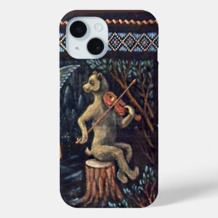 Funda Para iPhone 15 Jazep Drazdovic - Oso con violín