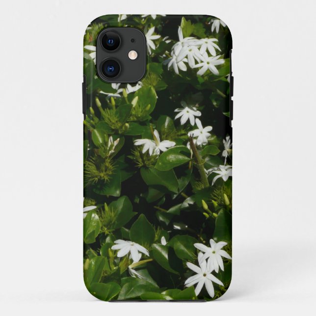 Funda De Case-Mate Para iPhone Jazmín Flores Tropicales Florales Botánicas (Reverso)