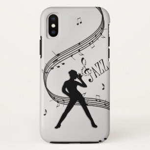 Funda Para iPhone X Jazz Dance Silver