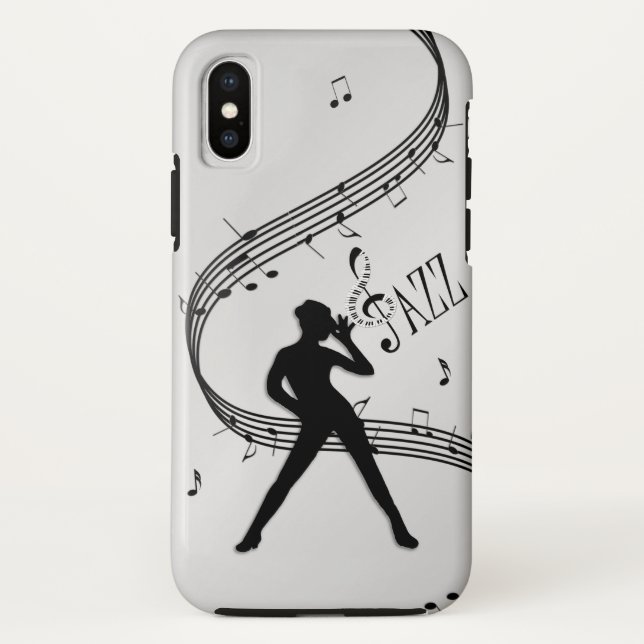 Funda De Case-Mate Para iPhone Jazz Dance Silver (Reverso)