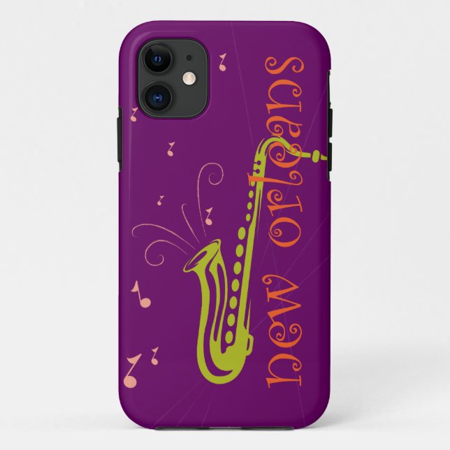 Funda De Case-Mate Para iPhone Jazz de New Orleans (Reverso)