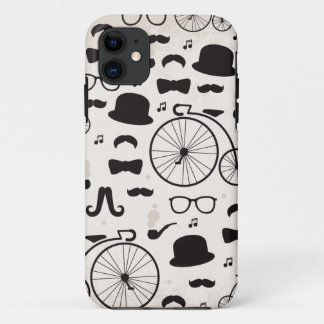 Funda Para iPhone 11 jazz del bigote del friki del inconformista