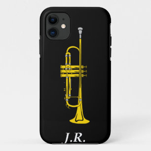 title_seo2 Jazz Trumpet agrega tu Iniciales funda-mate Iphone