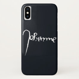 Funda Para iPhone X Jeanne d'Arc Saint Joan Heilige Johanna Signature