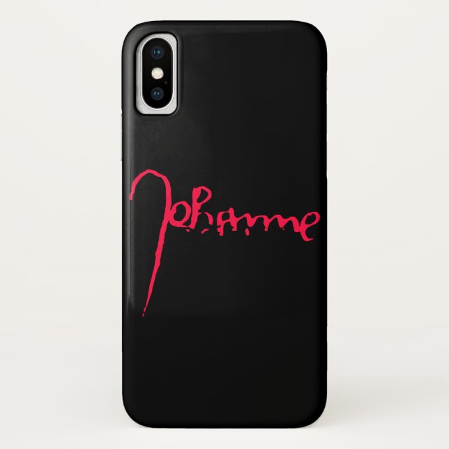 Funda De Case-Mate Para iPhone Jeanne d'Arc Saint Joan Heilige Johanna Signature (Reverso)