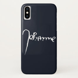 Funda Para iPhone X Jeanne d'Arc Saint Joan Heilige Johanna Signature