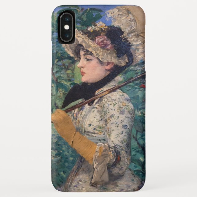 Funda De Case-Mate Para iPhone Jeanne (Primavera)  Por Édouard Manet (Reverso)