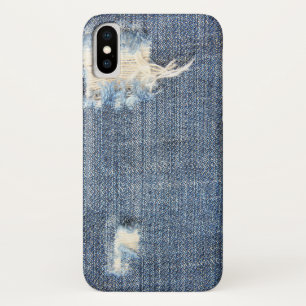 Funda Para iPhone X Jeans arrancados
