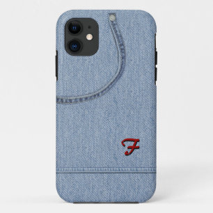 Funda Para iPhone 11 Jeans con iniciales