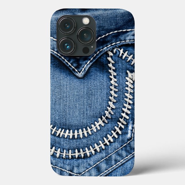 Funda De Case-Mate Para iPhone Jeans Pocket (Reverso )