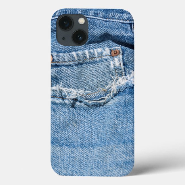 Funda De Case-Mate Para iPhone Jeans viejos (Reverso)