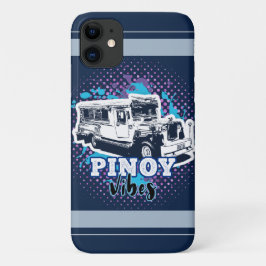 Funda Para iPhone 11 Jeepney Pinoy Vibes Blue Pink