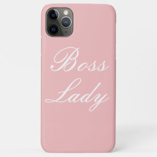 Funda Para iPhone 11 Pro Max Jefe Lady Pink Girly