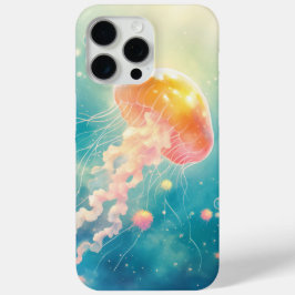 Funda Para iPhone 15 Pro Max Jellyfish Ocean Dance