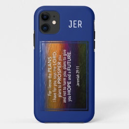 Funda Para iPhone 11 Jeremías 29:11 | PORQUE CONOZCO LOS PLANES BLUE DE
