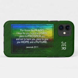 Funda Para iPhone 11 Jeremías 29:11 | PORQUE CONOZCO LOS PLANES DE LA B