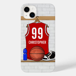 title_seo2 Jersey de baloncesto rojo y blanco personalizado