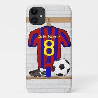 title_seo2 Jersey de fútbol rojo y azul personalizado del