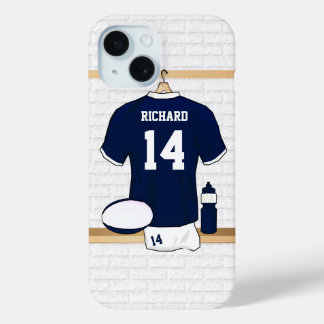 Funda Para iPhone 15 Jersey de Rugby personalizado en vestuario