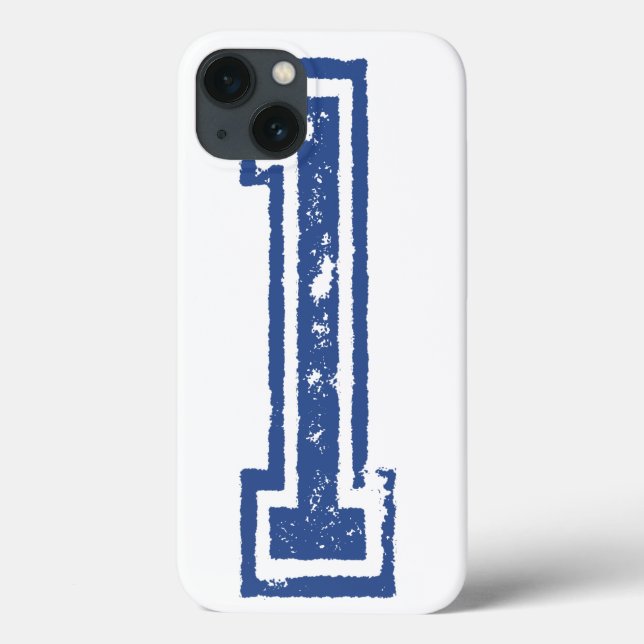 Funda De Case-Mate Para iPhone jersey número 1 (Reverso)