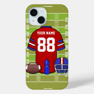 title_seo2 Jersey rojo y azul personalizado en el campo