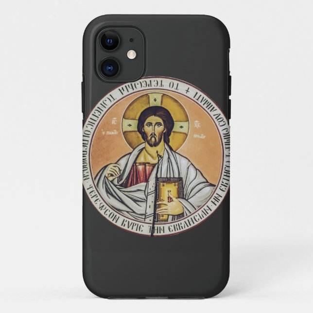 Funda De Case-Mate Para iPhone Jesucristo Pantocrátor  cúpula de la Iglesia (Reverso)