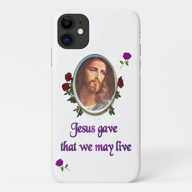 Funda De Case-Mate Para iPhone Jesús (Reverso)