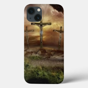 FUNDA PARA iPhone 13 JESÚS EN LA CRUZ