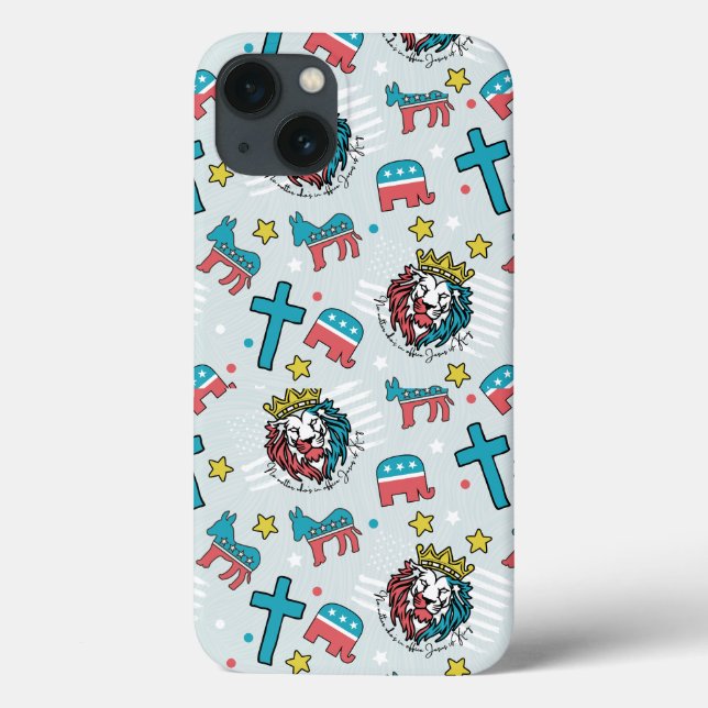 Funda De Case-Mate Para iPhone Jesús es Rey - Impresión de patrones sin foco (Reverso)