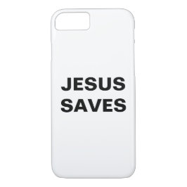 Funda Para iPhone 8/7 "Jesús salva" Inspirador