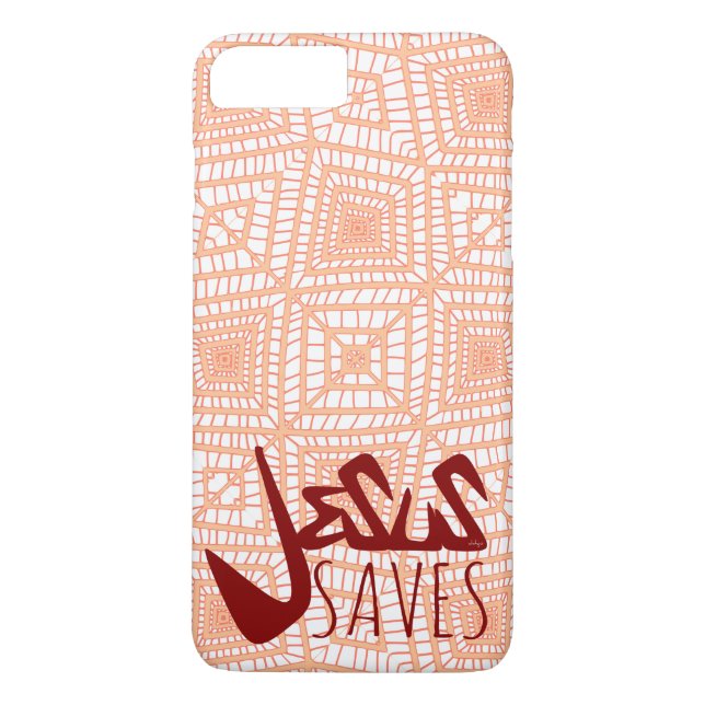 Funda De Case-Mate Para iPhone Jesus Saves (Reverso)