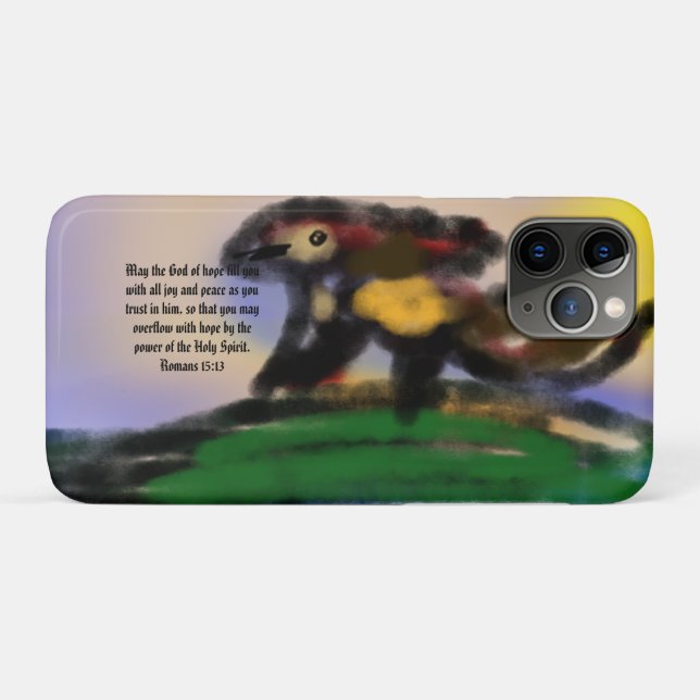 Funda De Case-Mate Para iPhone Jesús sobrevoló (Reverso (horizontal))