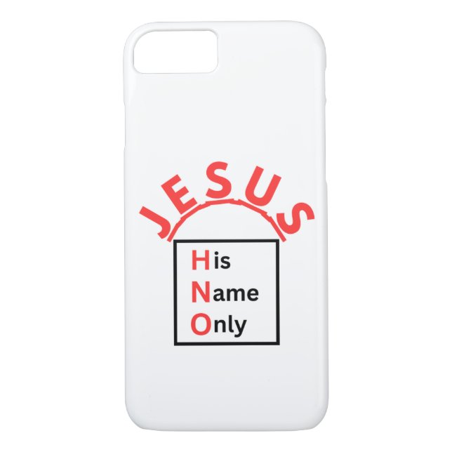 Funda De Case-Mate Para iPhone Jesús - Sólo Su Nombre (Nuevo Logo) (Reverso)