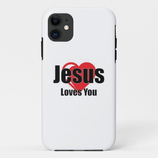 Funda De Case-Mate Para iPhone Jesús te ama (Reverso)