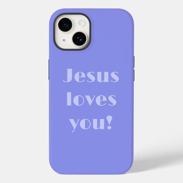 Funda De Case-Mate Para iPhone ¡Jesús Te Ama! (Reverso )
