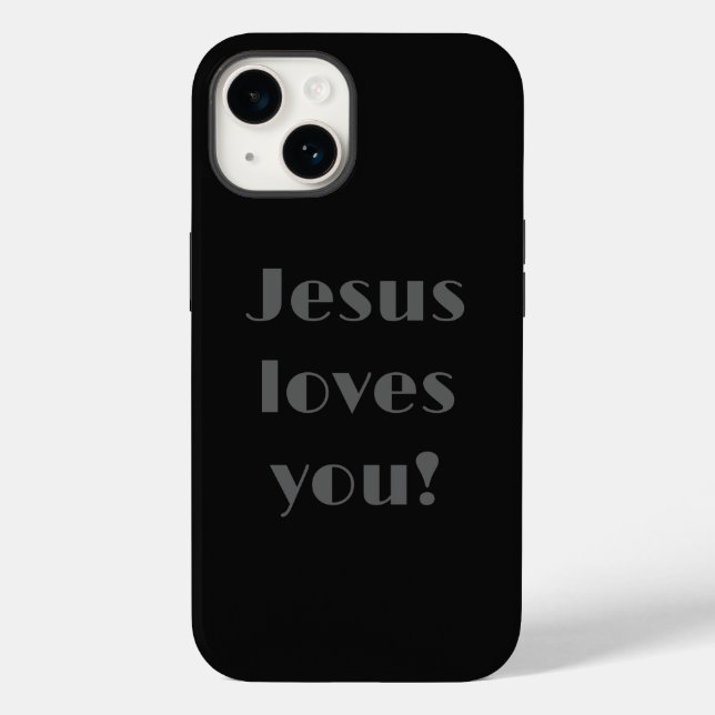 Funda De Case-Mate Para iPhone ¡Jesús te ama! Funda Case-Mate para iPhone (Reverso )
